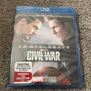 Captain America: Civil War Blu Ray - Brand New!